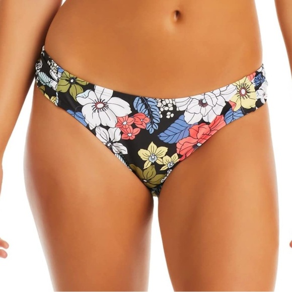 Jessica Simpson Hipster Bikini Bottoms Women's M Tropical Punch Cute Flirty NWT - Picture 1 of 6